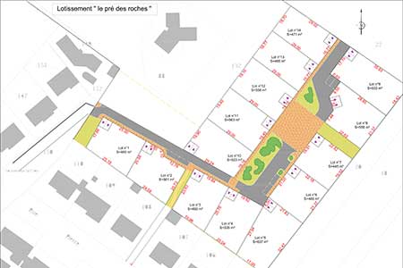 le Pré des Roches 17250 ST PORCHAIRE | 
                 INNOV’Atlantique Terrains viabilisés construction maisons individuelles Charente Maritime