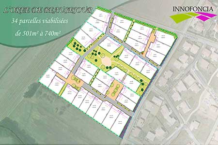 Lotissement L’Orée de Beauséjour à THENAC | 
                 INNOV’Atlantique Terrains viabilisés construction maisons individuelles Charente Maritime